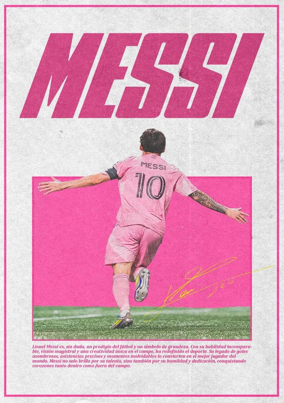MESSI poster artwork