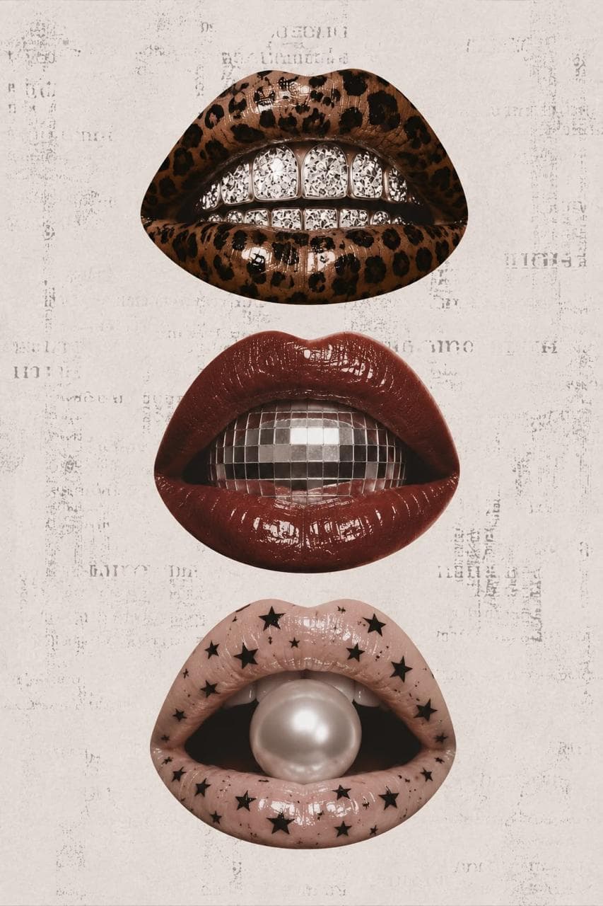 THREE KISSES poster artwork