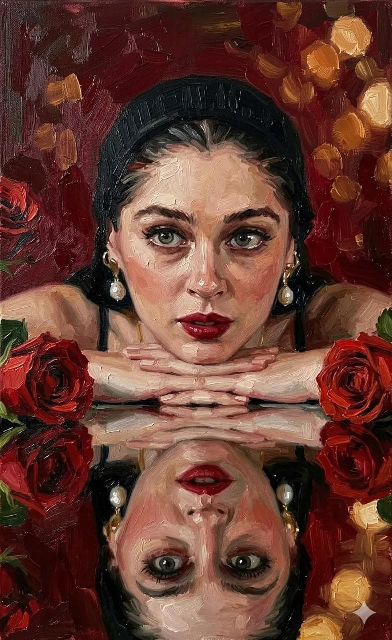 MIRRORED ROSES poster artwork