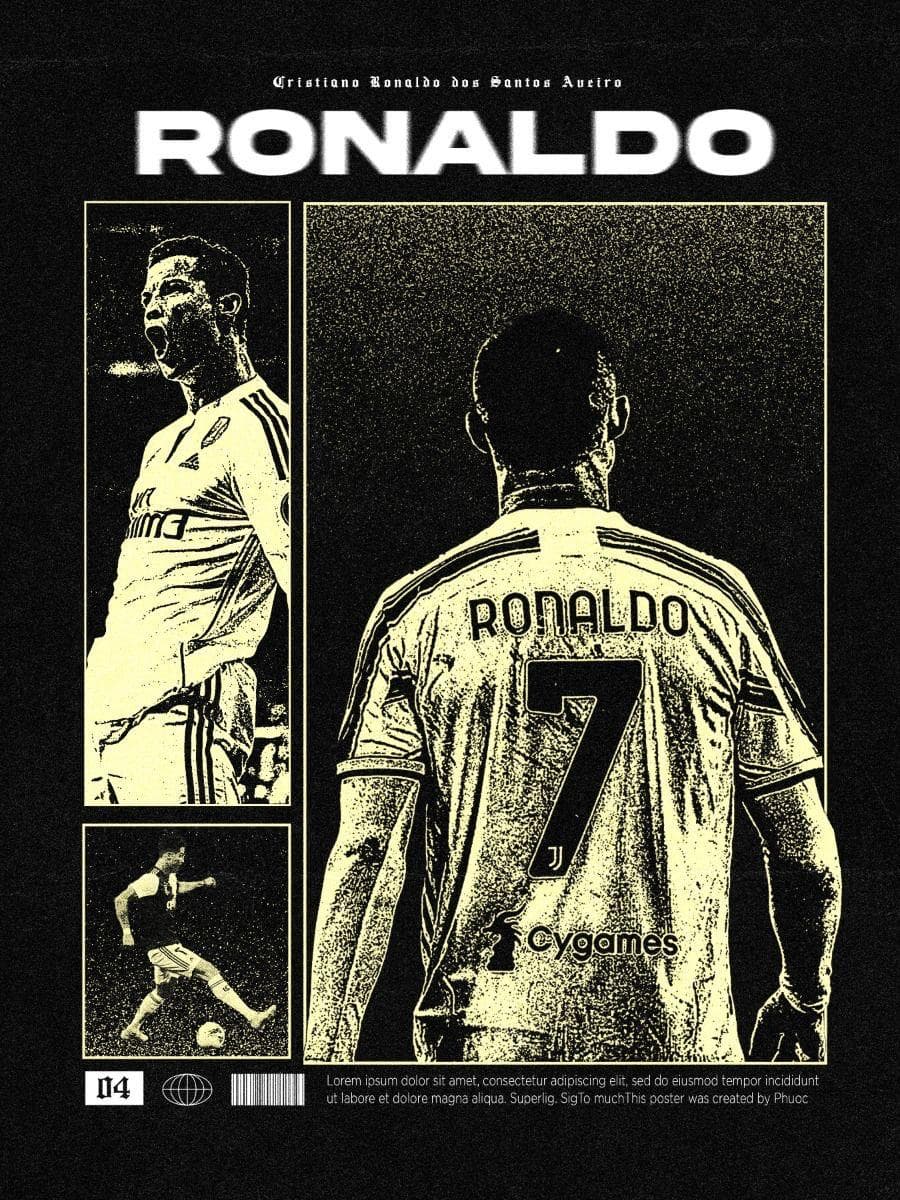 RONALDO poster artwork