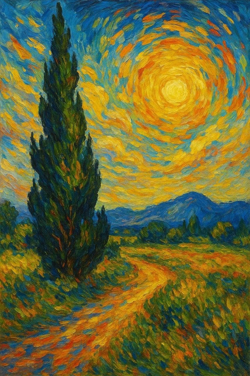 CYPRESS SUN poster artwork