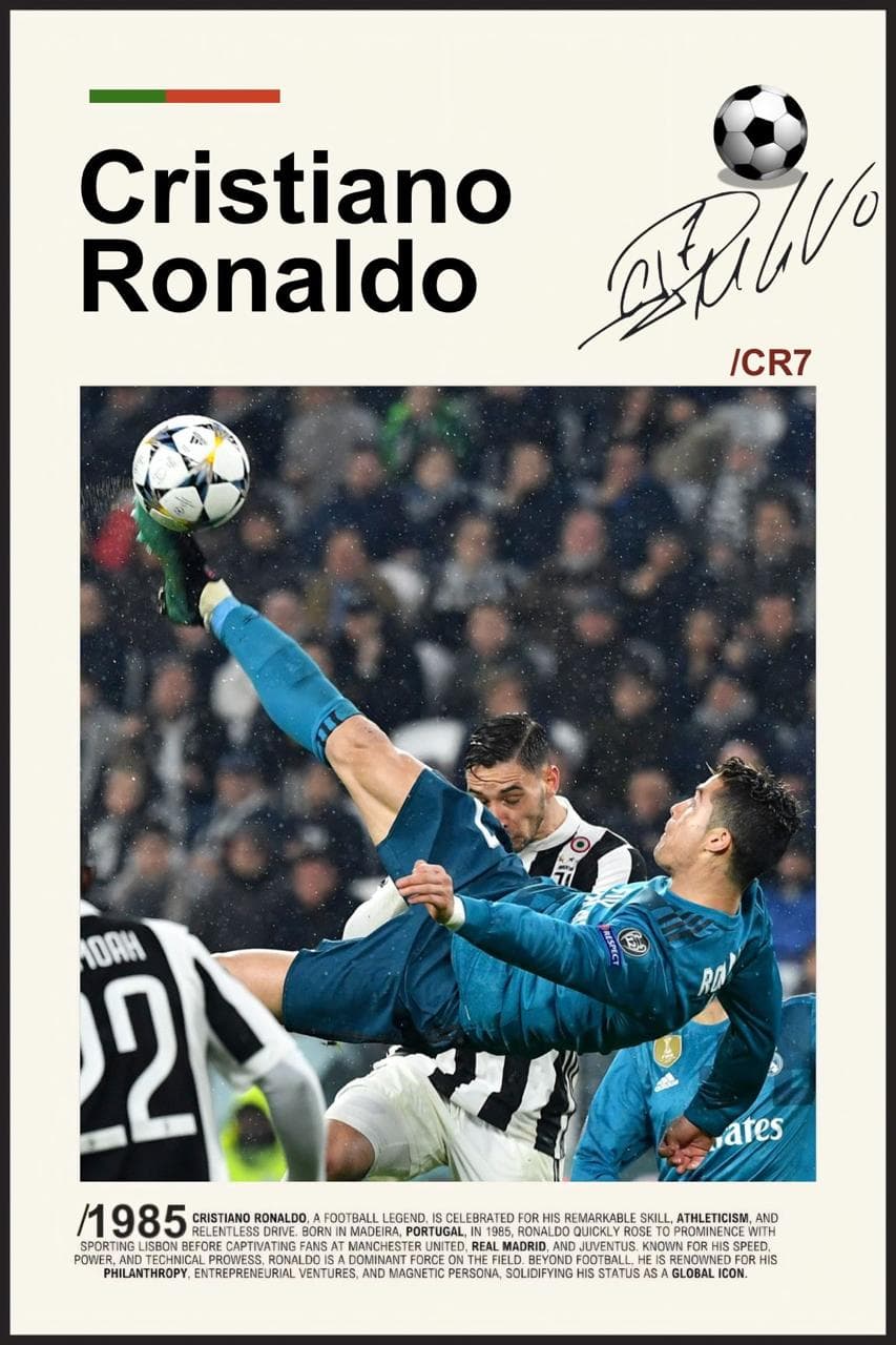 CR7 poster artwork