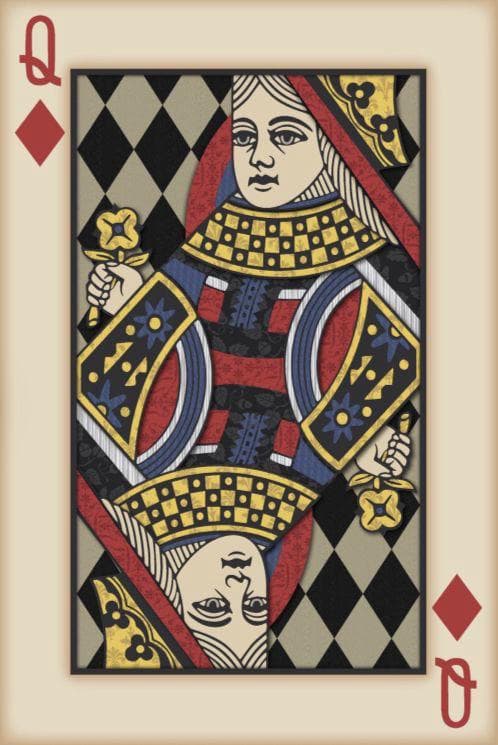 QUEEN OF DIAMONDS poster artwork