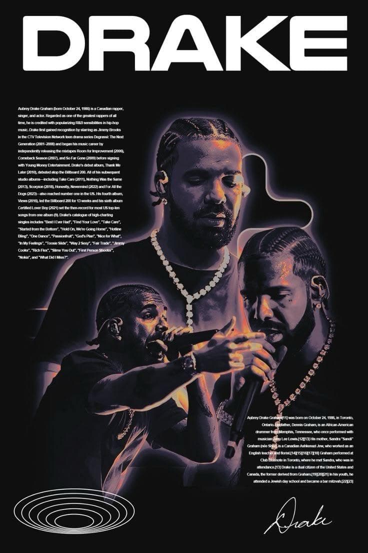 DRAKE poster artwork