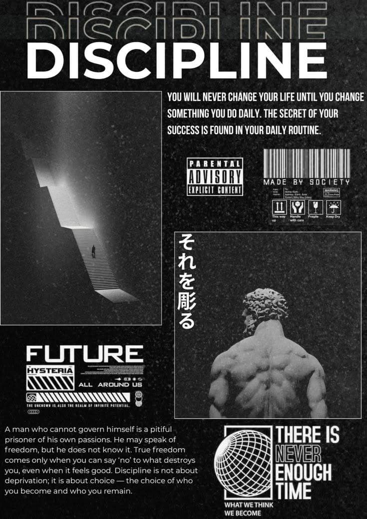 DISCIPLINE poster artwork