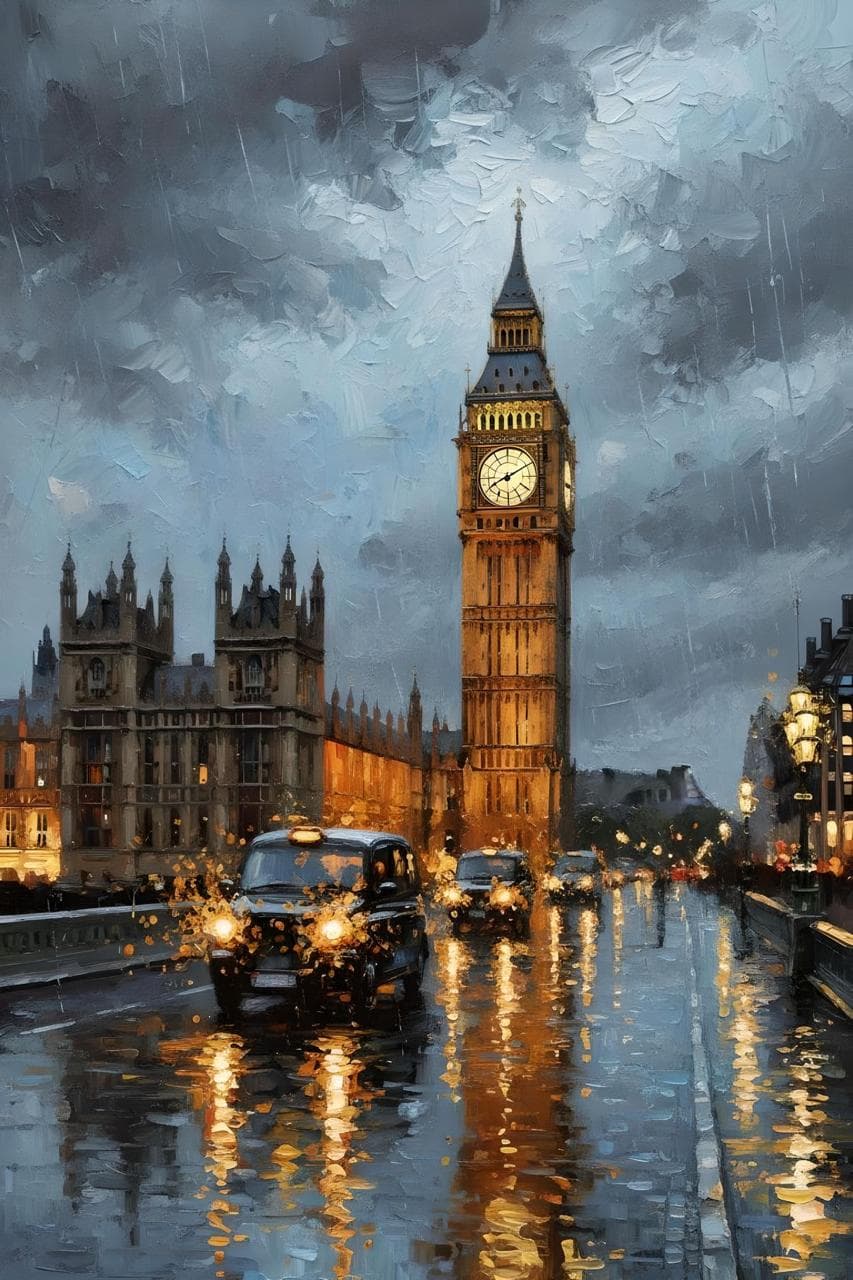 LONDON RAIN poster artwork