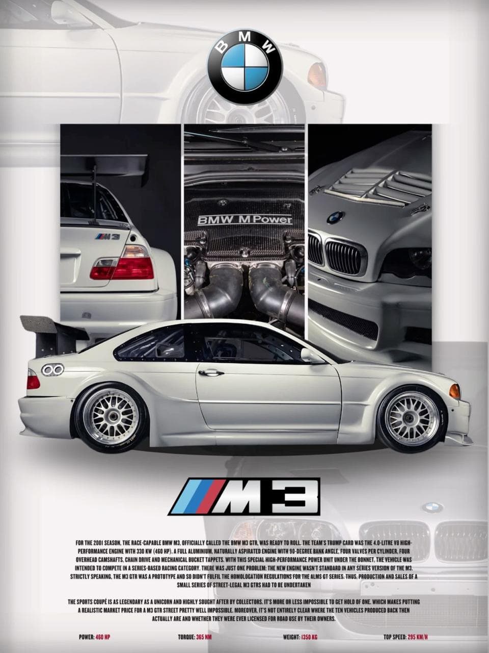 M3 GTR poster artwork