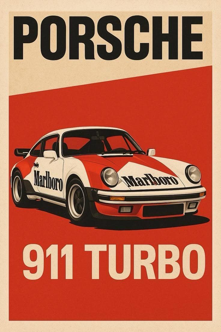 911 TURBO poster artwork