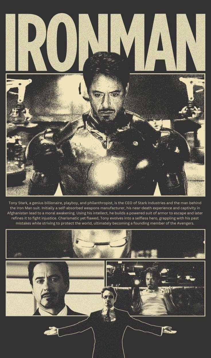 IRON MAN poster artwork