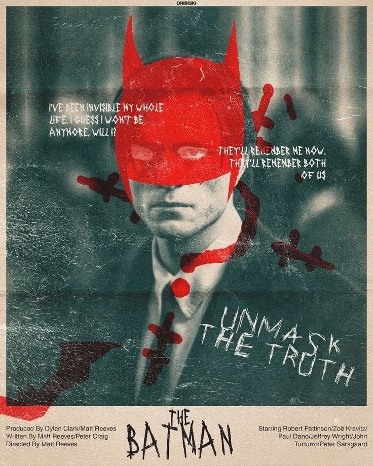 THE BATMAN poster artwork