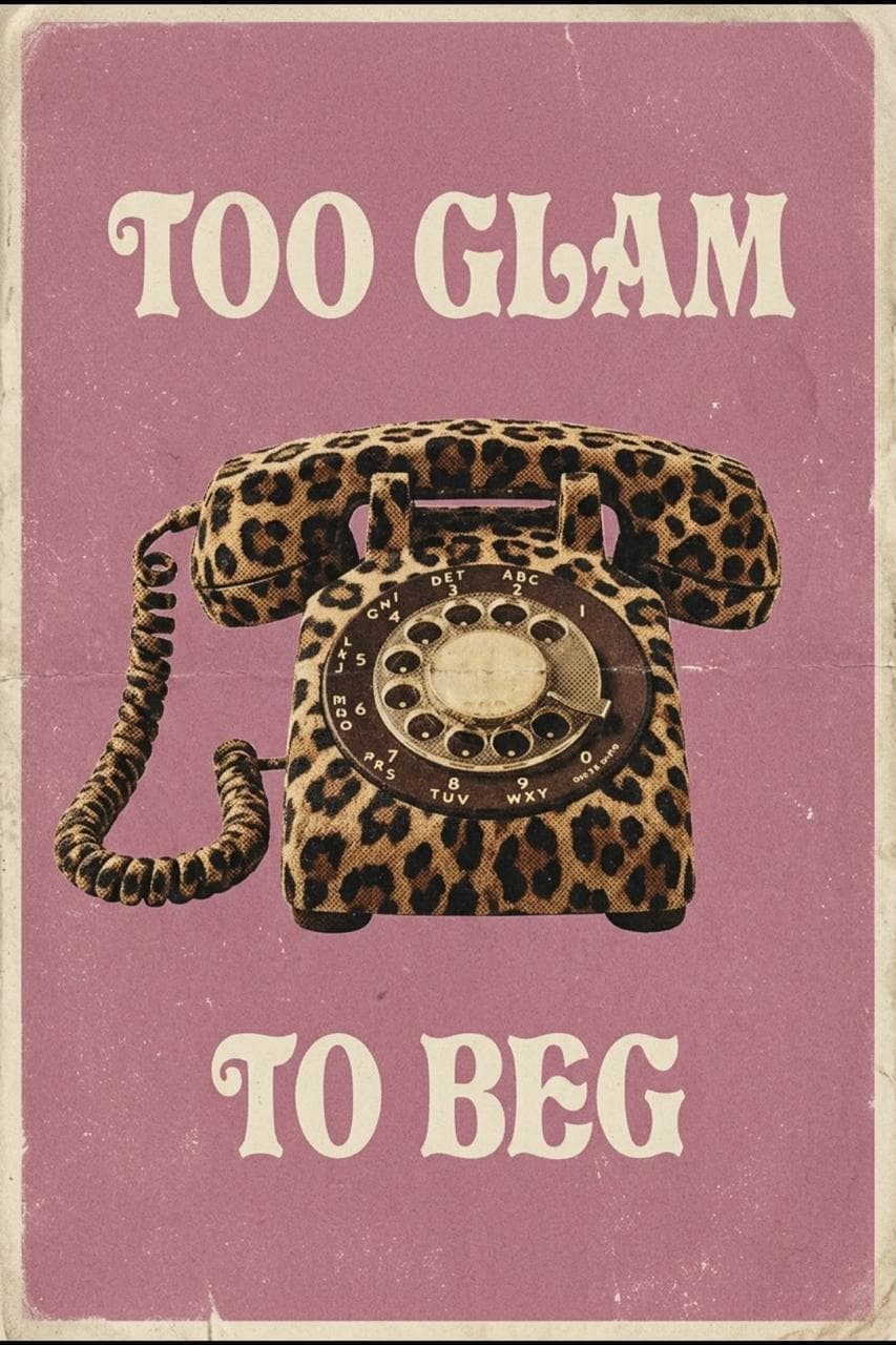TOO GLAM poster artwork