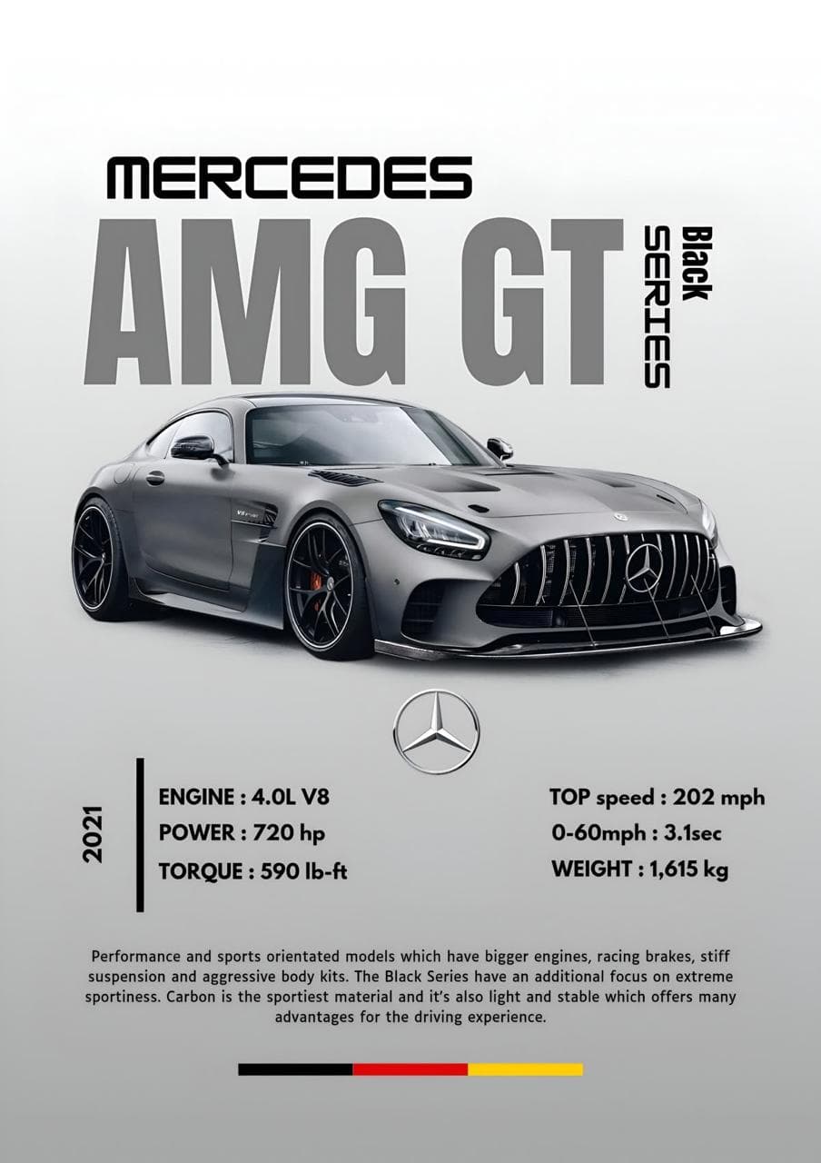 AMG BLACK SERIES poster artwork