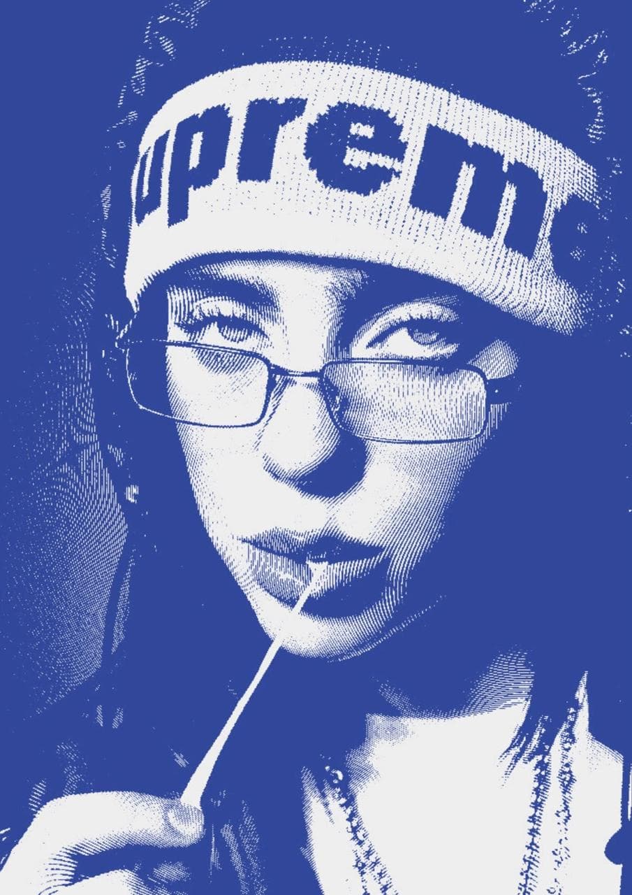 BLUE STATIC poster artwork
