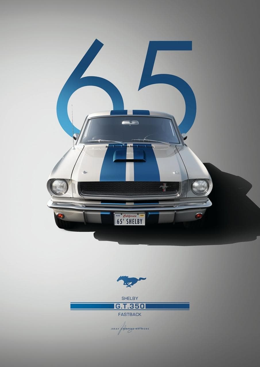 SHELBY GT350 poster artwork