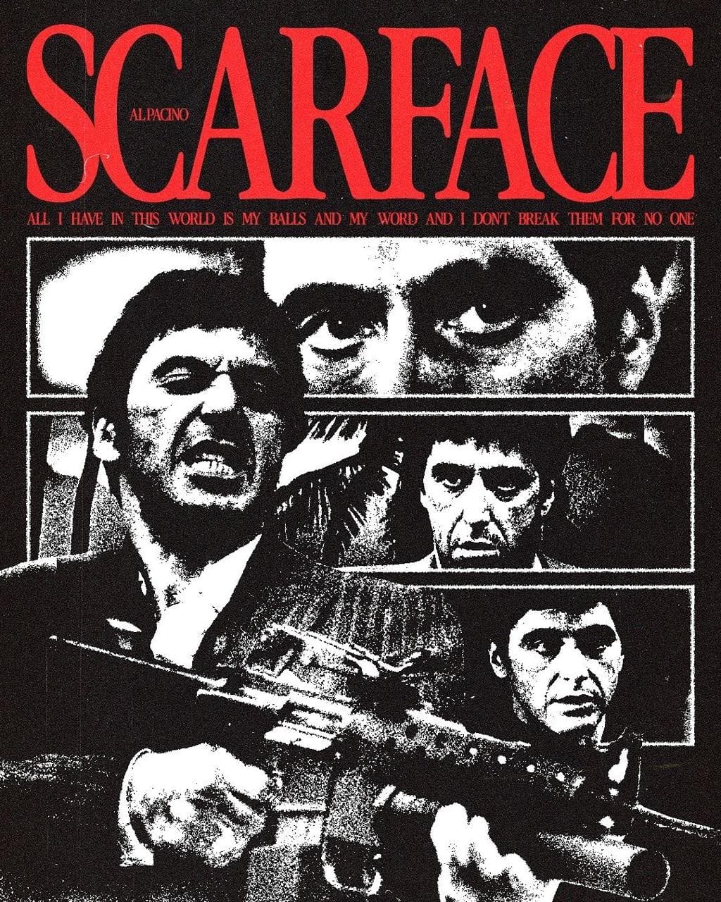 SCARFACE poster artwork