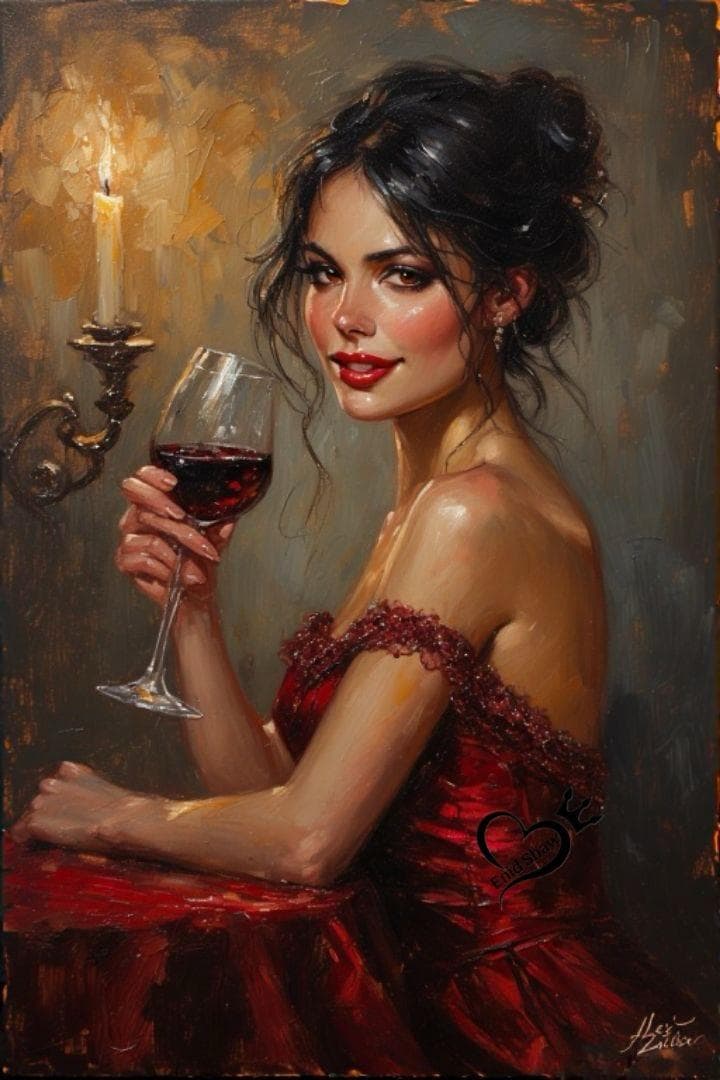 LADY IN RED poster artwork