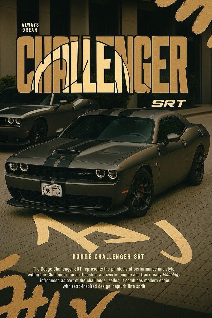CHALLENGER SRT poster artwork