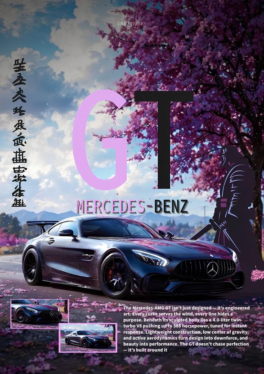 AMG GT poster artwork